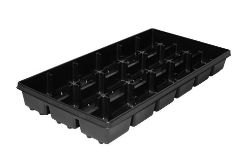 ST F 1020 R 18 Flat Tall Post Black - 100 per case - Flats & Inserts